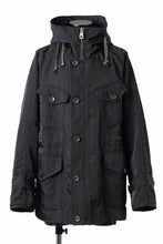 画像をギャラリービューアに読み込む, sus-sous 50's British MIDDLE PARKA / Vintage Flight Twill Nylon (BLACK)