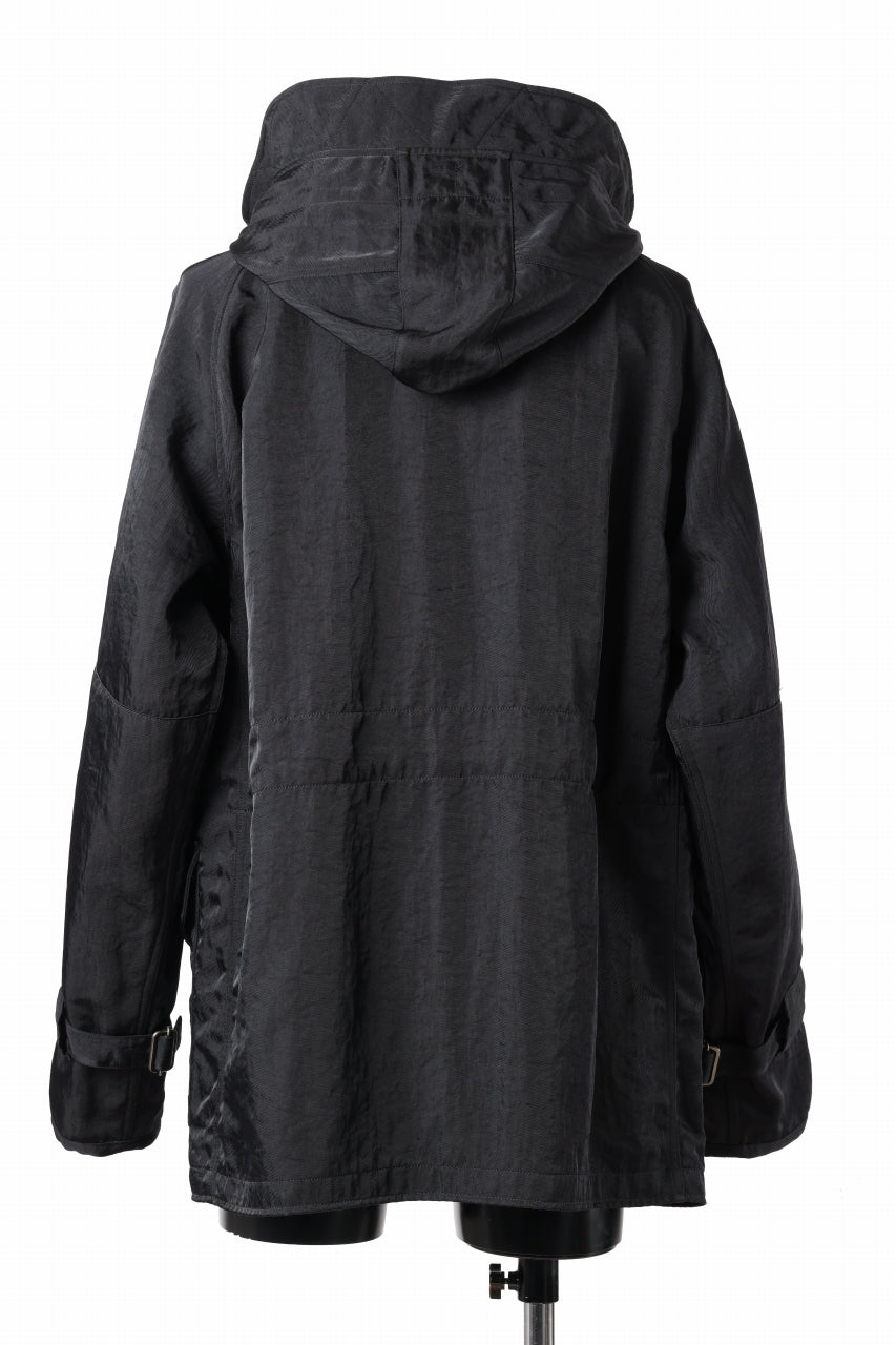 画像をギャラリービューアに読み込む, sus-sous 50's British MIDDLE PARKA / Vintage Flight Twill Nylon (BLACK)