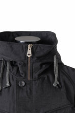 画像をギャラリービューアに読み込む, sus-sous 50's British MIDDLE PARKA / Vintage Flight Twill Nylon (BLACK)