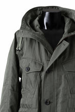 画像をギャラリービューアに読み込む, sus-sous 50's British MIDDLE PARKA / Vintage Flight Twill Nylon (SAGE GREEN)