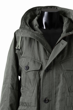 画像をギャラリービューアに読み込む, sus-sous 50's British MIDDLE PARKA / Vintage Flight Twill Nylon (SAGE GREEN)