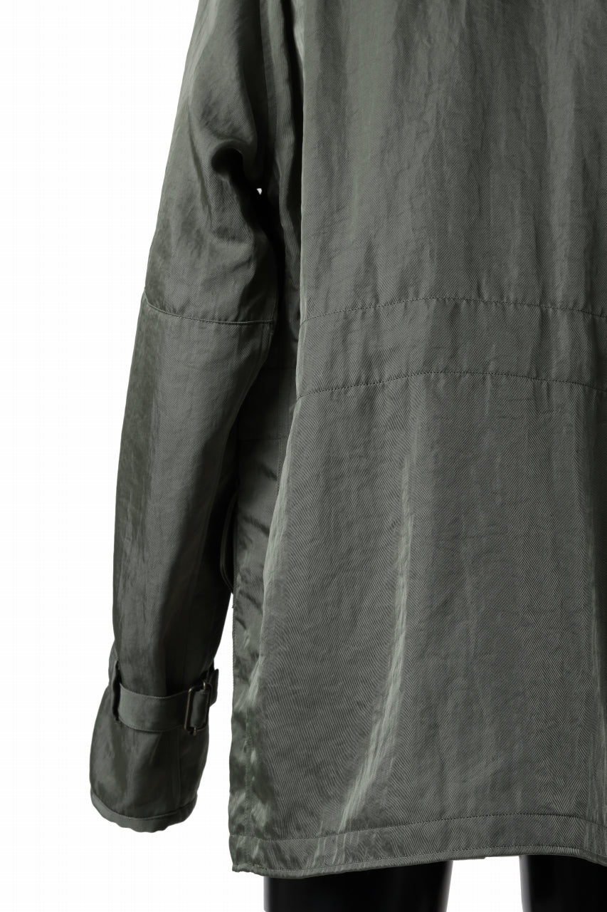 画像をギャラリービューアに読み込む, sus-sous 50's British MIDDLE PARKA / Vintage Flight Twill Nylon (SAGE GREEN)
