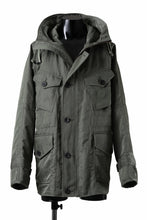 画像をギャラリービューアに読み込む, sus-sous 50's British MIDDLE PARKA / Vintage Flight Twill Nylon (SAGE GREEN)