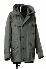 画像をギャラリービューアに読み込む, sus-sous 50's British MIDDLE PARKA / Vintage Flight Twill Nylon (SAGE GREEN)