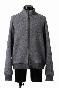 Load image into Gallery viewer, sus-sous Full Zip Track Jacket / Wool Boa Knit (GRAY)