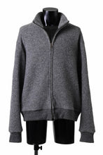 Load image into Gallery viewer, sus-sous Full Zip Track Jacket / Wool Boa Knit (GRAY)