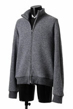 Load image into Gallery viewer, sus-sous Full Zip Track Jacket / Wool Boa Knit (GRAY)