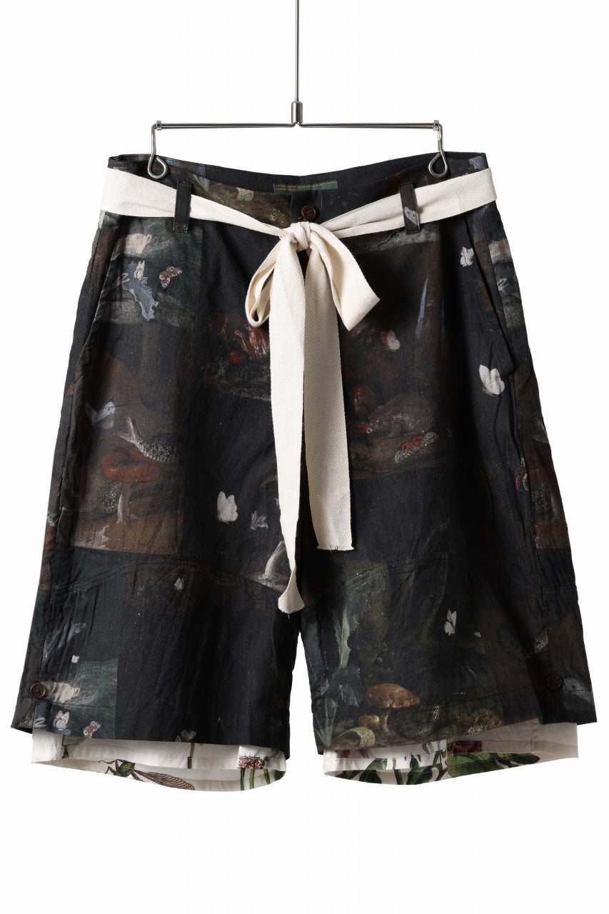 画像をギャラリービューアに読み込む, Aleksandr Manamis exclusive Layered Ribbon Shorts / Print (PAPILON)