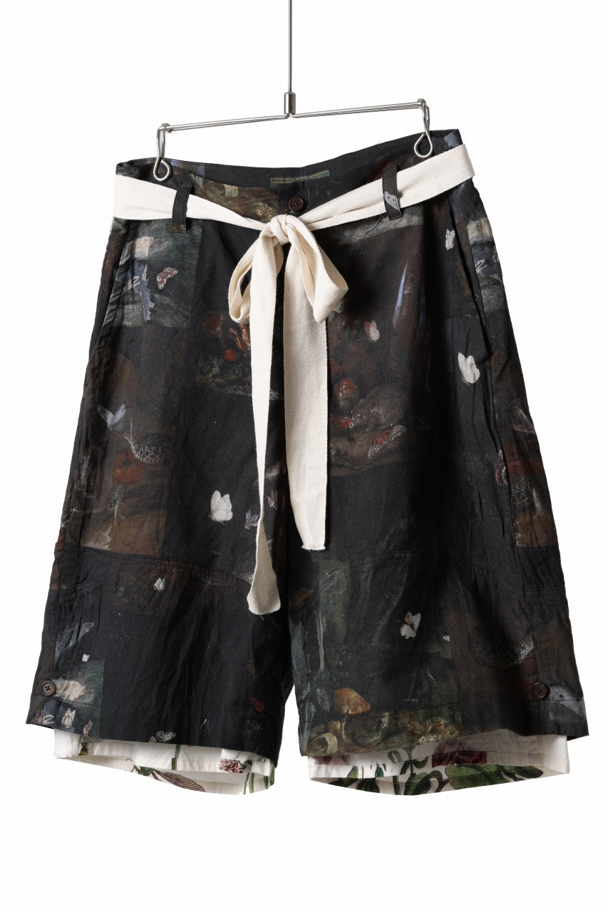 画像をギャラリービューアに読み込む, Aleksandr Manamis exclusive Layered Ribbon Shorts / Print (PAPILON)