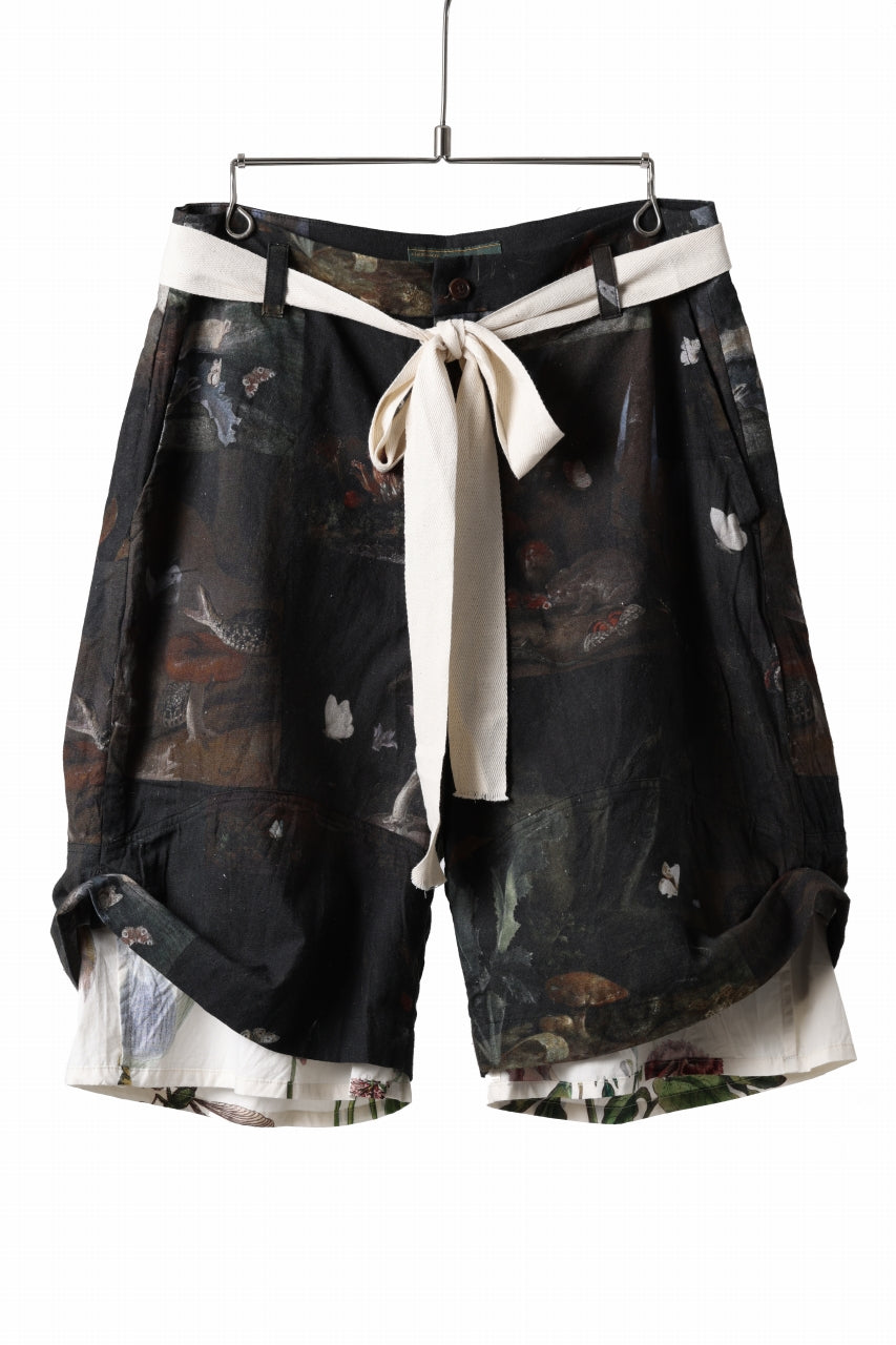 画像をギャラリービューアに読み込む, Aleksandr Manamis exclusive Layered Ribbon Shorts / Print (PAPILON)