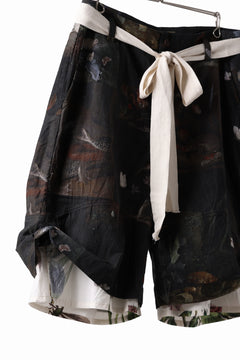 画像をギャラリービューアに読み込む, Aleksandr Manamis exclusive Layered Ribbon Shorts / Print (PAPILON)