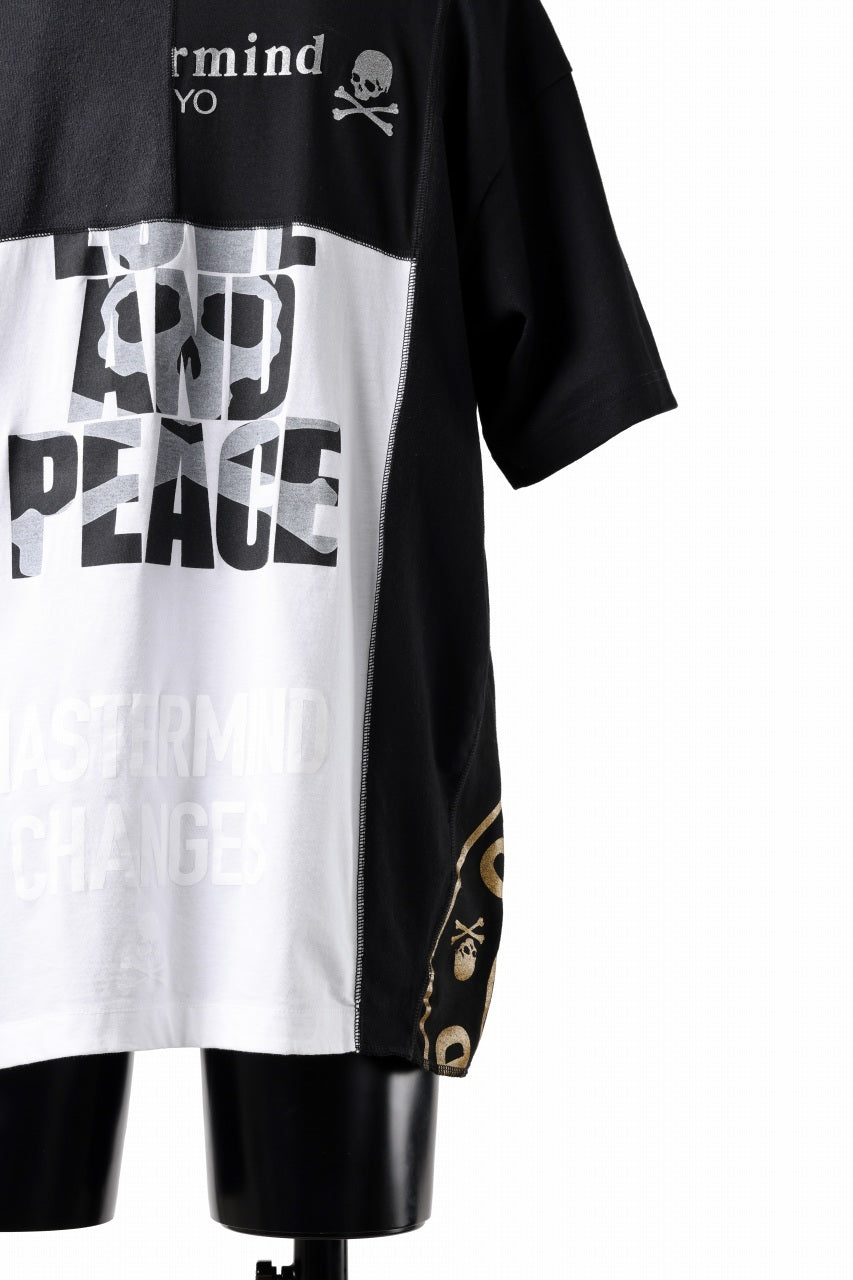 Load image into Gallery viewer, mastermind JAPAN x CHANGES exclusive ReBUILD T-SHIRT / CH-BODY (BLACK #13)