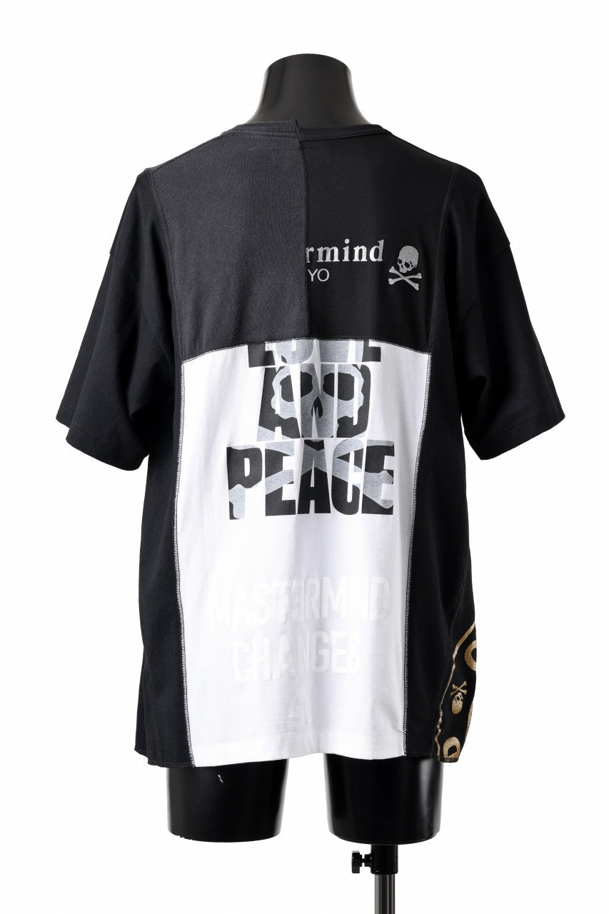 Load image into Gallery viewer, mastermind JAPAN x CHANGES exclusive ReBUILD T-SHIRT / CH-BODY (BLACK #13)