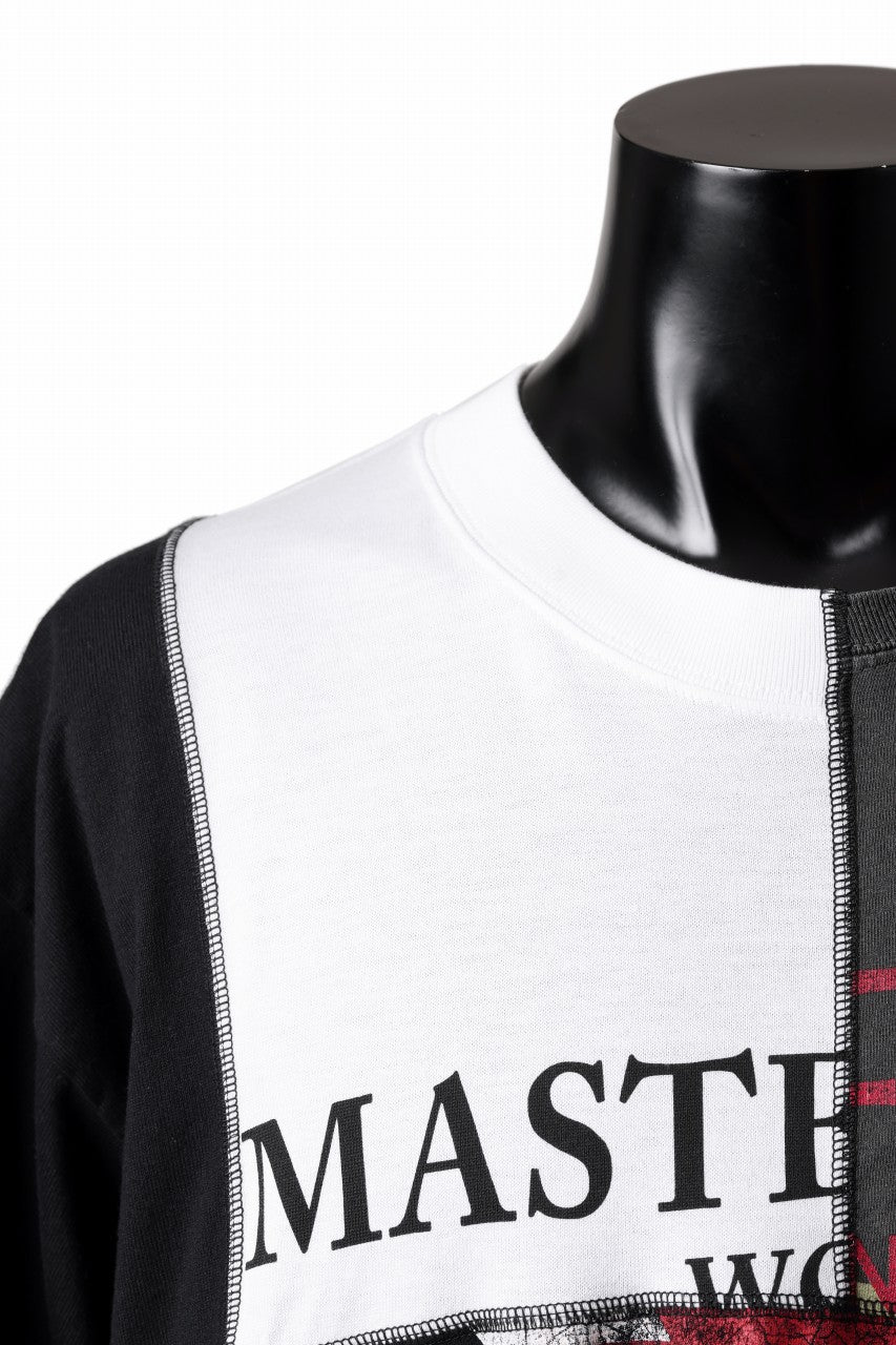 Load image into Gallery viewer, mastermind JAPAN x CHANGES exclusive ReBUILD T-SHIRT / CH-BODY (BLACK #14)