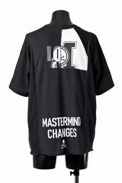 Load image into Gallery viewer, mastermind JAPAN x CHANGES exclusive ReBUILD T-SHIRT / CH-BODY (BLACK #15)