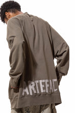 画像をギャラリービューアに読み込む, A.F ARTEFACT RAGLAN SWEAT TOP / PRINT BACK LOGO (BEIGE)
