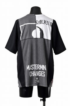 Load image into Gallery viewer, mastermind JAPAN x CHANGES exclusive ReBUILD T-SHIRT / CH-BODY (BLACK #18)