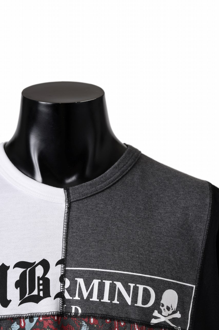 Load image into Gallery viewer, mastermind JAPAN x CHANGES exclusive ReBUILD T-SHIRT / CH-BODY (BLACK #18)