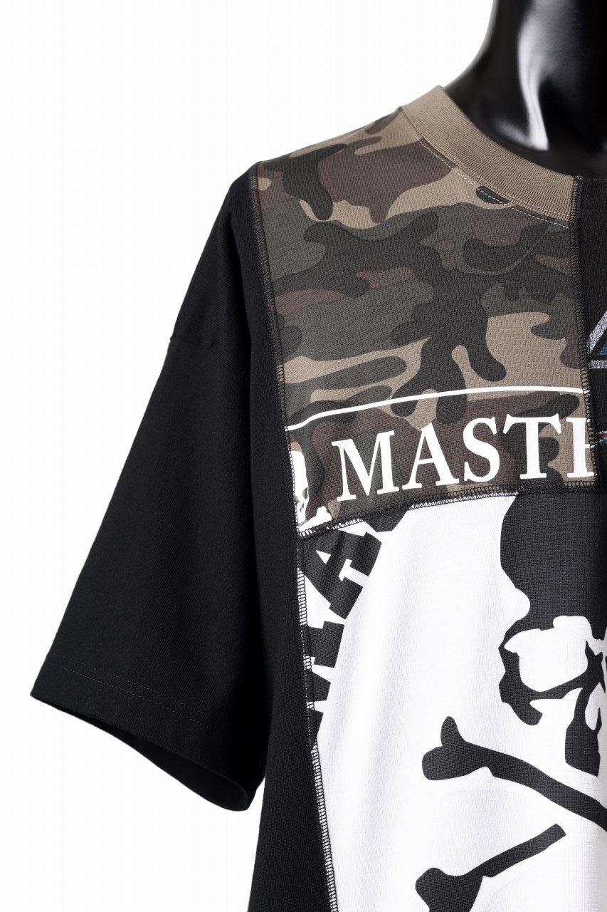 Load image into Gallery viewer, mastermind JAPAN x CHANGES exclusive ReBUILD T-SHIRT / CH-BODY (BLACK #19)