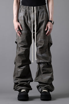 画像をギャラリービューアに読み込む, A.F ARTEFACT TUCK VOLUME BAGGY PANTS / VINTAGE DYED (KHAKI)