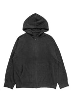Load image into Gallery viewer, MASTERMIND WORLD LOUNGE FULL-ZIP HOODIE / SOFTLY BOA FLEECE (BLACK x WHITE)