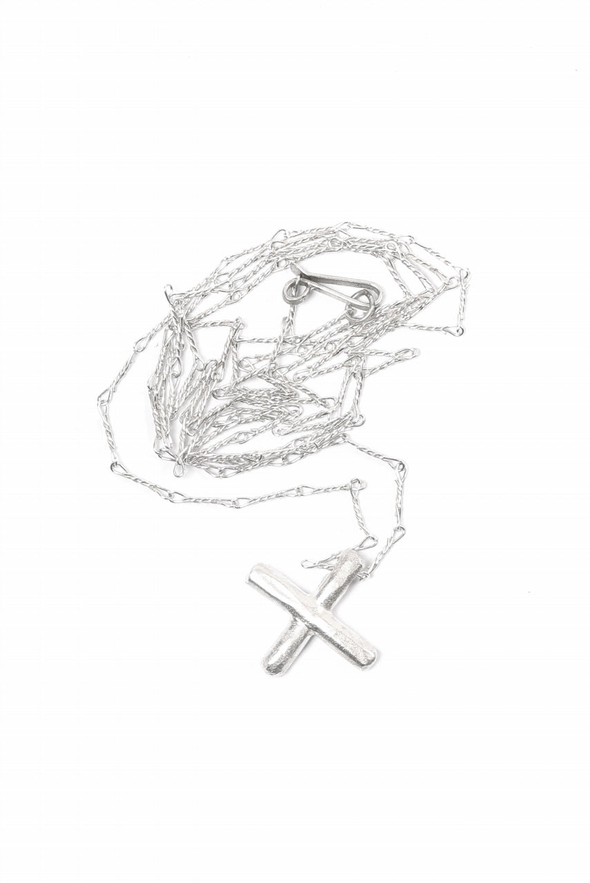 画像をギャラリービューアに読み込む, m.a+ cross pendant 60cm chain / AC60/C5/AG (SILVER)