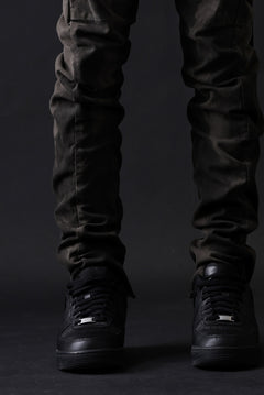 画像をギャラリービューアに読み込む, masnada SLIM GUSSET PANTS / STRETCH MICRO RIP COTTON (CAMO DUST)