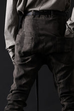 画像をギャラリービューアに読み込む, masnada SLIM GUSSET PANTS / STRETCH MICRO RIP COTTON (CAMO DUST)