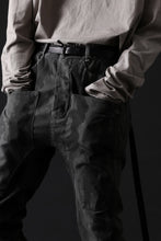 画像をギャラリービューアに読み込む, masnada SLIM GUSSET PANTS / STRETCH MICRO RIP COTTON (CAMO LEGION)