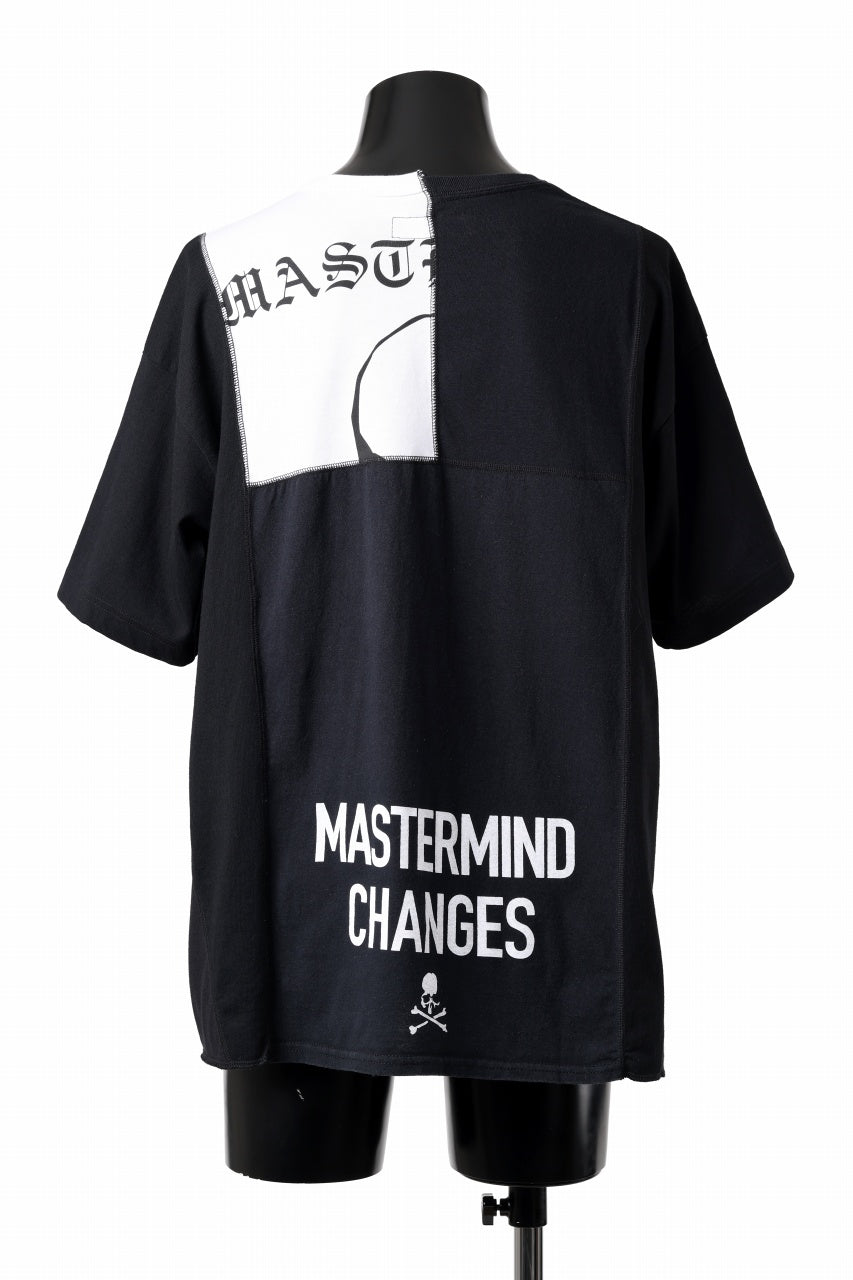 Load image into Gallery viewer, mastermind JAPAN x CHANGES exclusive ReBUILD T-SHIRT / CH-BODY (BLACK #20)
