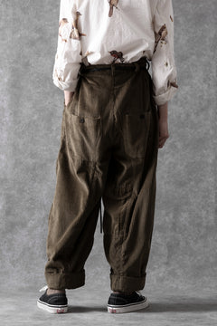 画像をギャラリービューアに読み込む, Aleksandr Manamis Corduroy Panel Pant (BROWN)