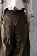 画像をギャラリービューアに読み込む, Aleksandr Manamis Corduroy Panel Pant (BROWN)
