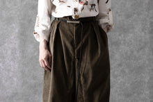 画像をギャラリービューアに読み込む, Aleksandr Manamis Corduroy Panel Pant (BROWN)