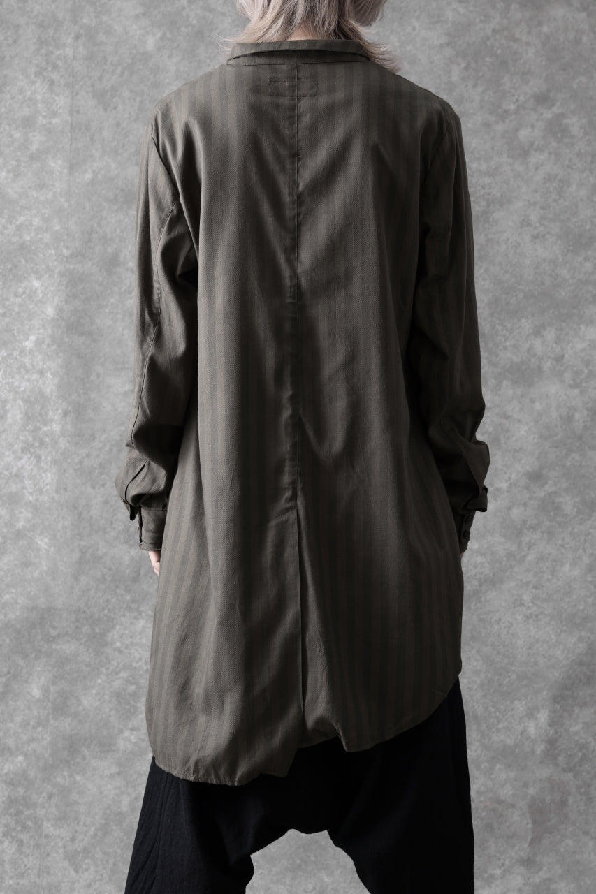 画像をギャラリービューアに読み込む, Aleksandr Manamis Asymmetric Striped Shirt (STRIPES)