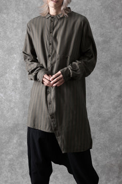 画像をギャラリービューアに読み込む, Aleksandr Manamis Asymmetric Striped Shirt (STRIPES)