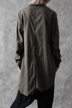 画像をギャラリービューアに読み込む, Aleksandr Manamis Asymmetric Striped Shirt (STRIPES)