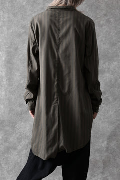 画像をギャラリービューアに読み込む, Aleksandr Manamis Asymmetric Striped Shirt (STRIPES)