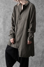 画像をギャラリービューアに読み込む, Aleksandr Manamis Asymmetric Striped Shirt (STRIPES)