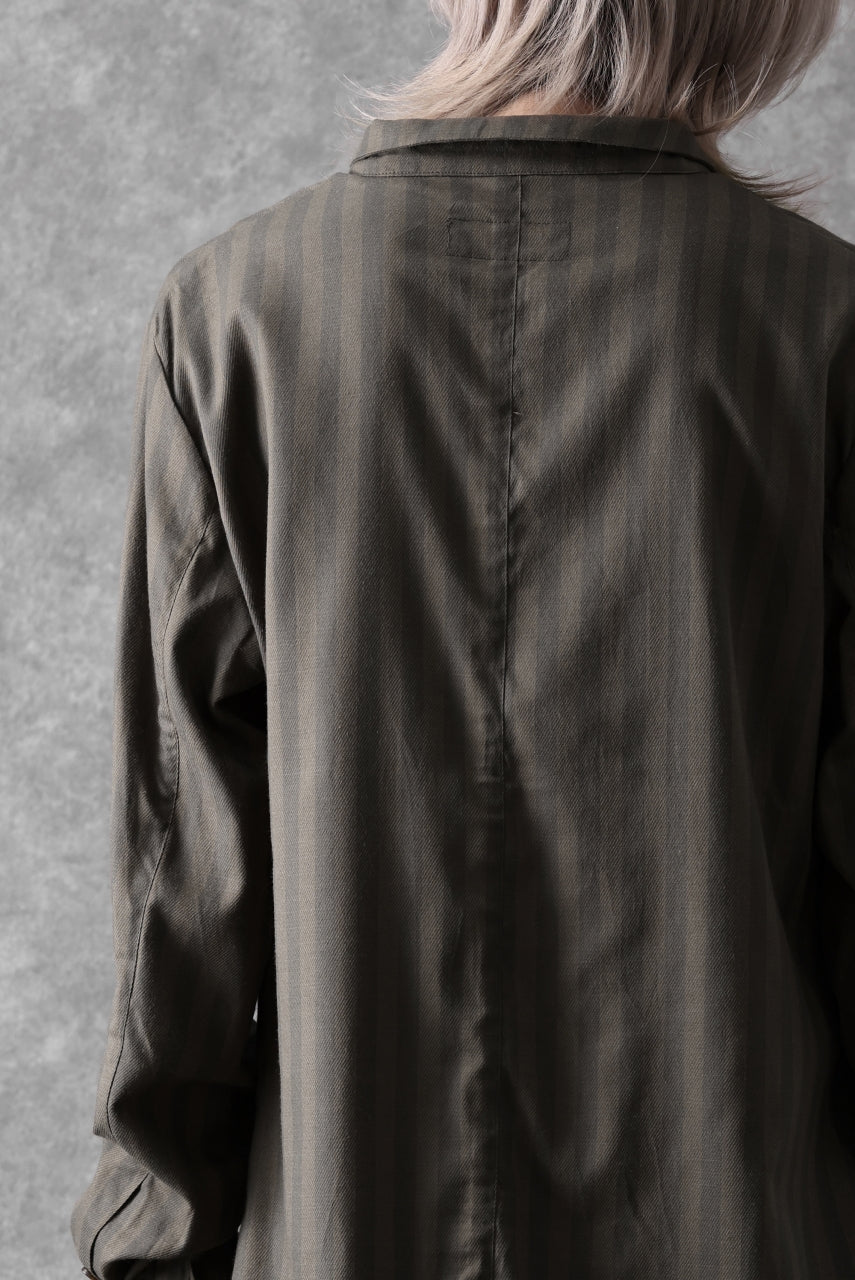 画像をギャラリービューアに読み込む, Aleksandr Manamis Asymmetric Striped Shirt (STRIPES)