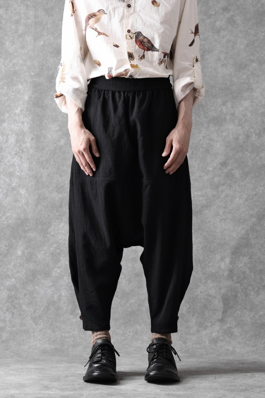 画像をギャラリービューアに読み込む, Aleksandr Manamis excluive A Shape Ruffle Edge Pant (BLACK)