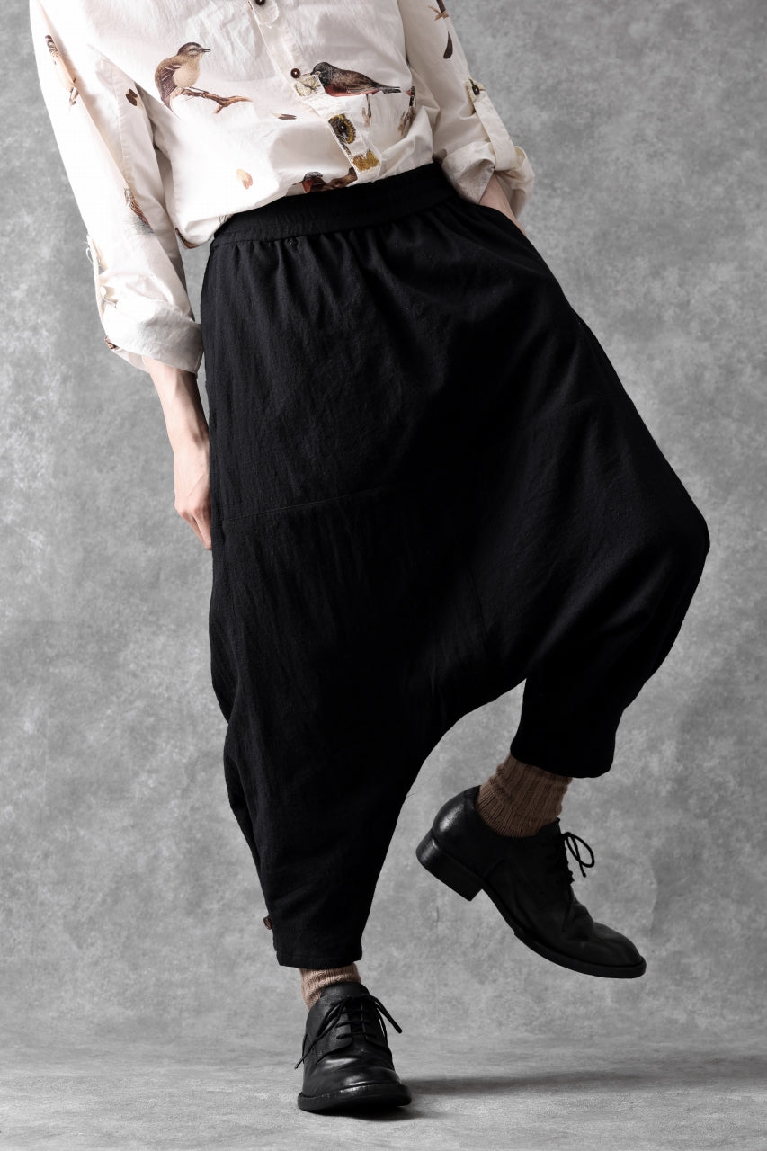 画像をギャラリービューアに読み込む, Aleksandr Manamis excluive A Shape Ruffle Edge Pant (BLACK)