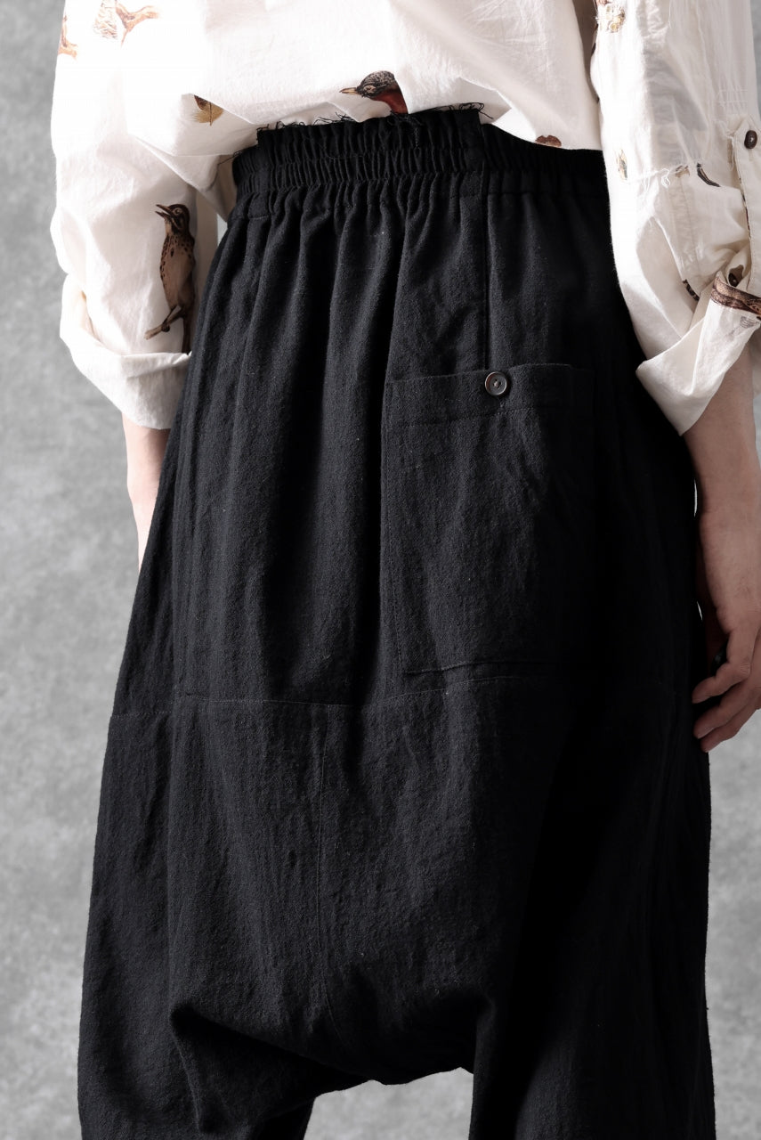 画像をギャラリービューアに読み込む, Aleksandr Manamis excluive A Shape Ruffle Edge Pant (BLACK)