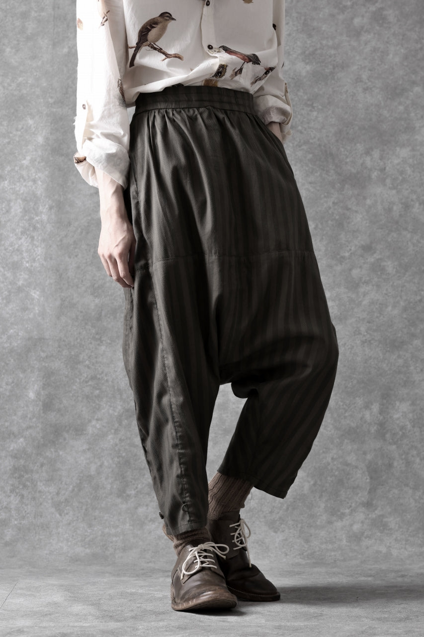 画像をギャラリービューアに読み込む, Aleksandr Manamis A Shape Ruffle Edge Pant (STRIPES)