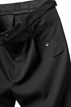 画像をギャラリービューアに読み込む, TARO HORIUCHI / th products Claude / Italian military / wool gabardine (black)