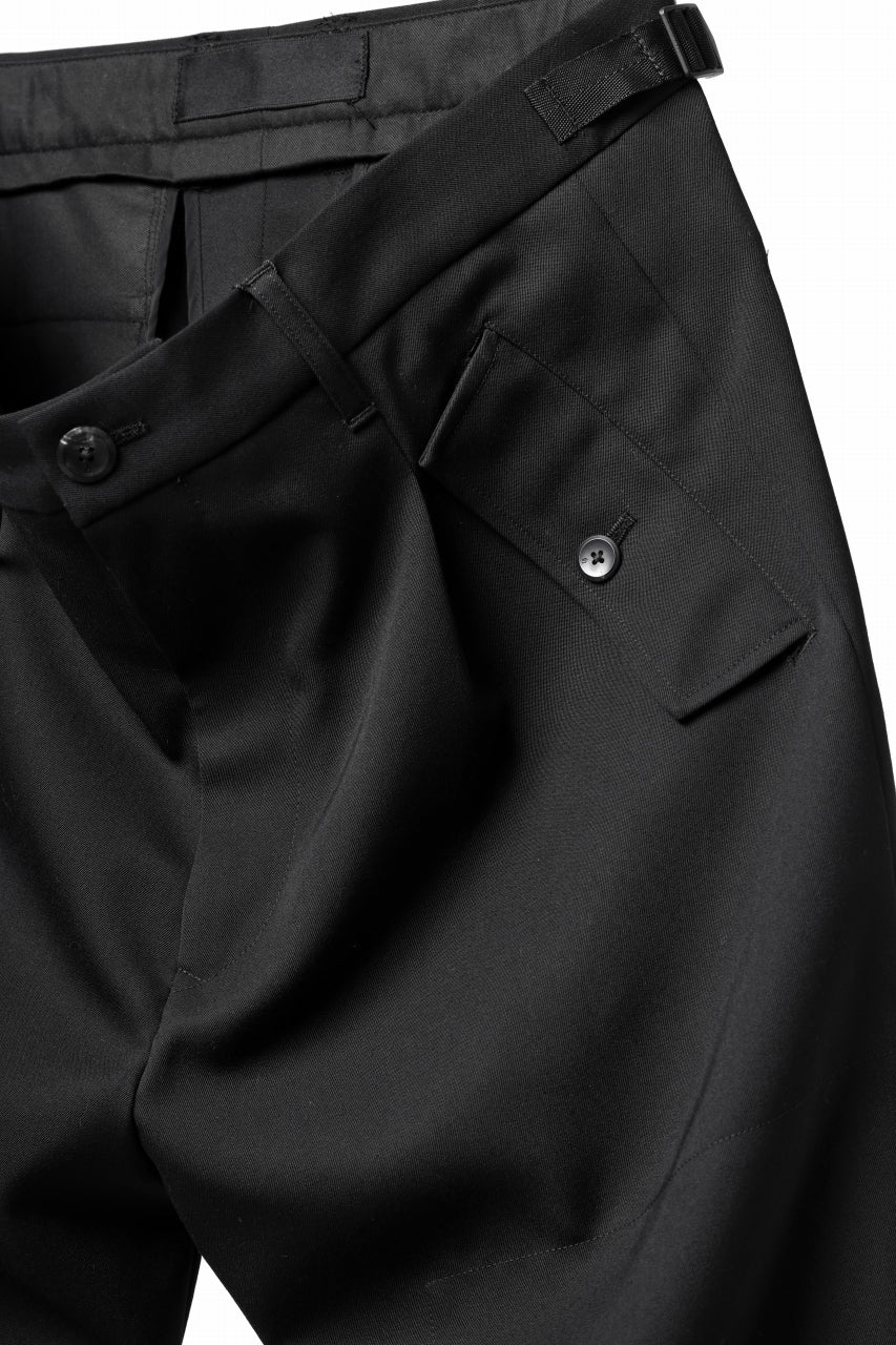 画像をギャラリービューアに読み込む, TARO HORIUCHI / th products Claude / Italian military / wool gabardine (black)