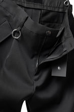 画像をギャラリービューアに読み込む, TARO HORIUCHI / th products Claude / Italian military / wool gabardine (black)