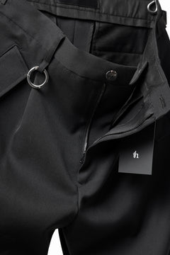 画像をギャラリービューアに読み込む, TARO HORIUCHI / th products Claude / Italian military / wool gabardine (black)