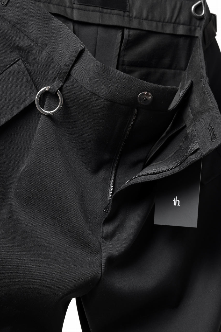 画像をギャラリービューアに読み込む, TARO HORIUCHI / th products Claude / Italian military / wool gabardine (black)