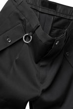 画像をギャラリービューアに読み込む, TARO HORIUCHI / th products Claude / Italian military / wool gabardine (black)