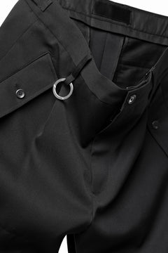 画像をギャラリービューアに読み込む, TARO HORIUCHI / th products Claude / Italian military / wool gabardine (black)